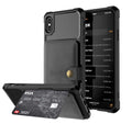 2-in-1 Shockproof Integrated Wallet iPhone Case Black / iPhone 7 Plus