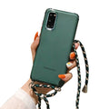 Colored Samsung Galaxy S Case with Braided Lanyard Strap