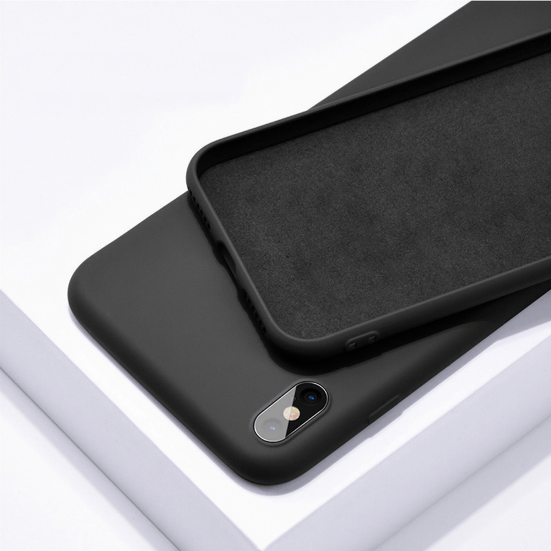 Bare Feel Liquid Silicone iPhone Case Black / iPhone 6/6S
