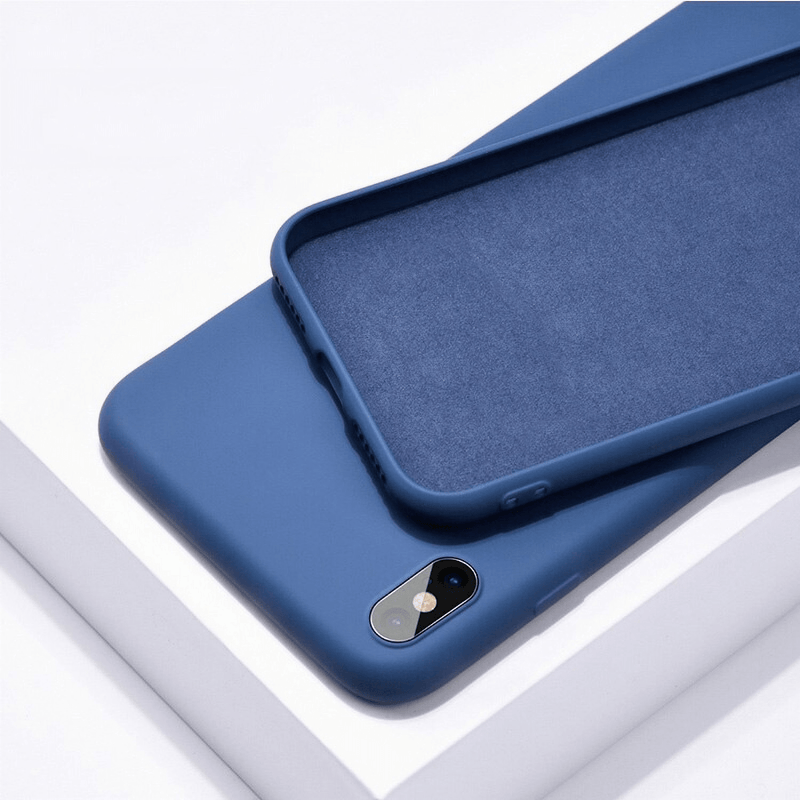 Bare Feel Liquid Silicone iPhone Case Blue / iPhone 7 Plus