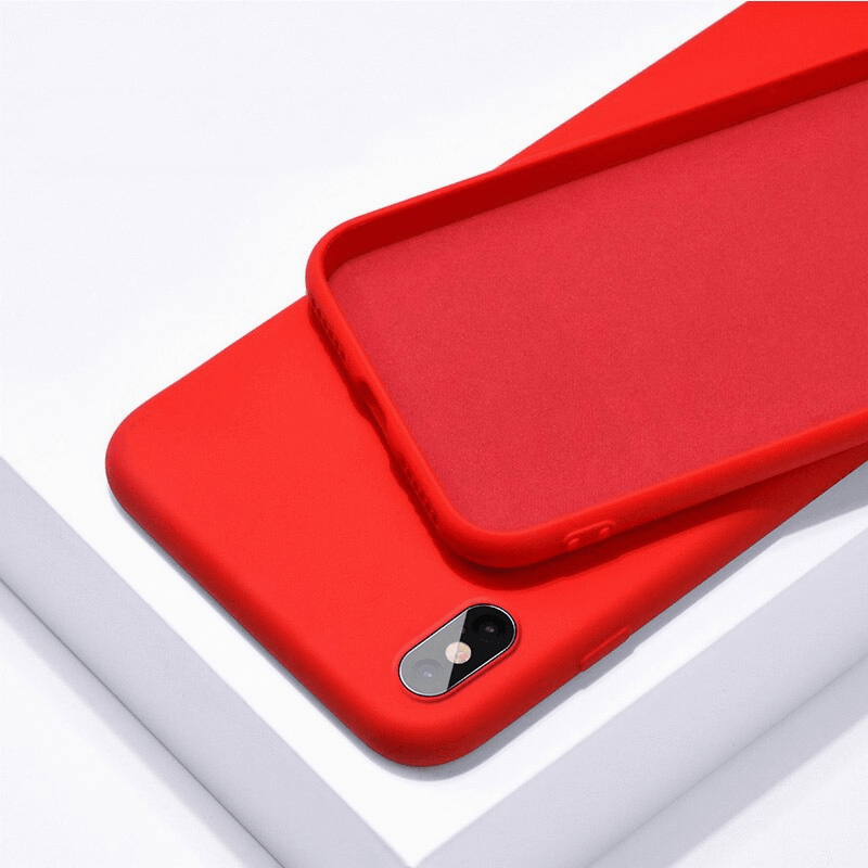Bare Feel Liquid Silicone iPhone Case Red / iPhone 6/6S