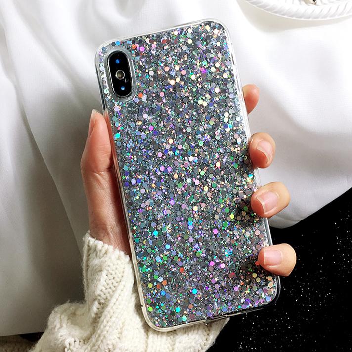 Large Glitter iPhone Case