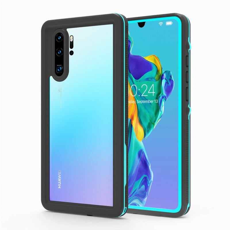 Full Body 100% Waterproof Huawei P Case for depths up to 9.8 ft (3 meters) Turquoise / P30 Lite / Case only