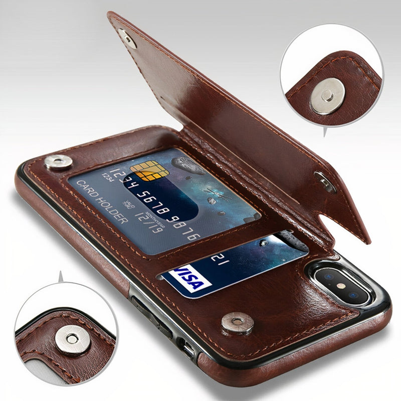 Huawei P Leather Stand Wallet Case