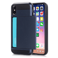 iPhone Case with Secret Credit Card Compartment Navy Blue / iPhone 6 Plus/6S Plus