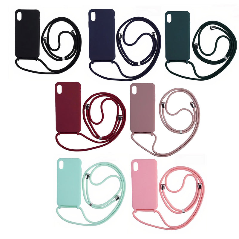 Lanyard Strap Necklace Soft iPhone Case
