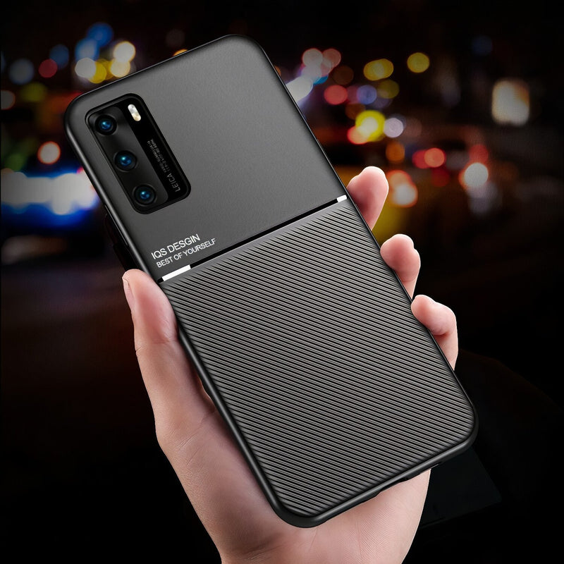 Matte color Huawei Mate case compatible with magnetic holder