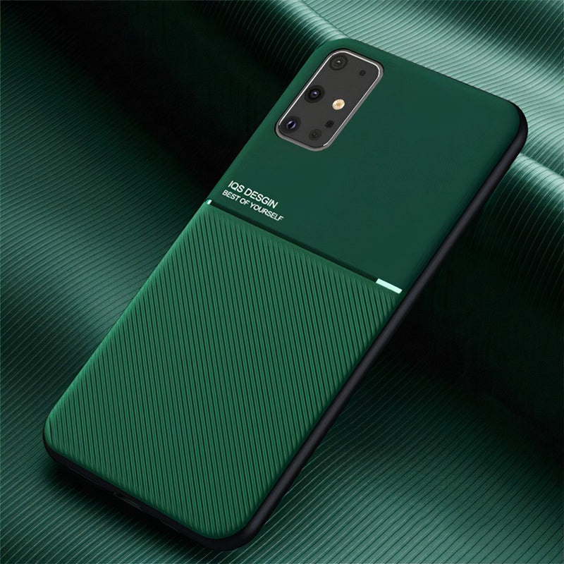 Matte color Samsung Galaxy S case compatible with magnetic holder Green / Galaxy S8+