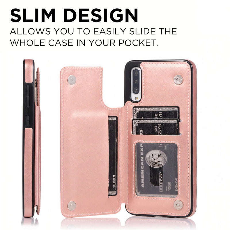 Samsung Galaxy A Leather Stand Wallet Case