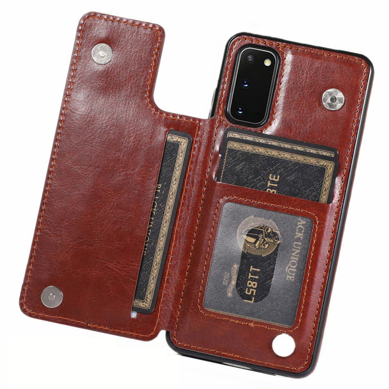 Samsung Galaxy Note Leather Stand Wallet Case