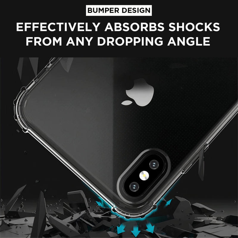 Shockproof Transparent iPhone Bumper Case