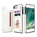 Wallet iPhone Cover with Artificial Leather Flap White / iPhone 5/5S/SE 2016